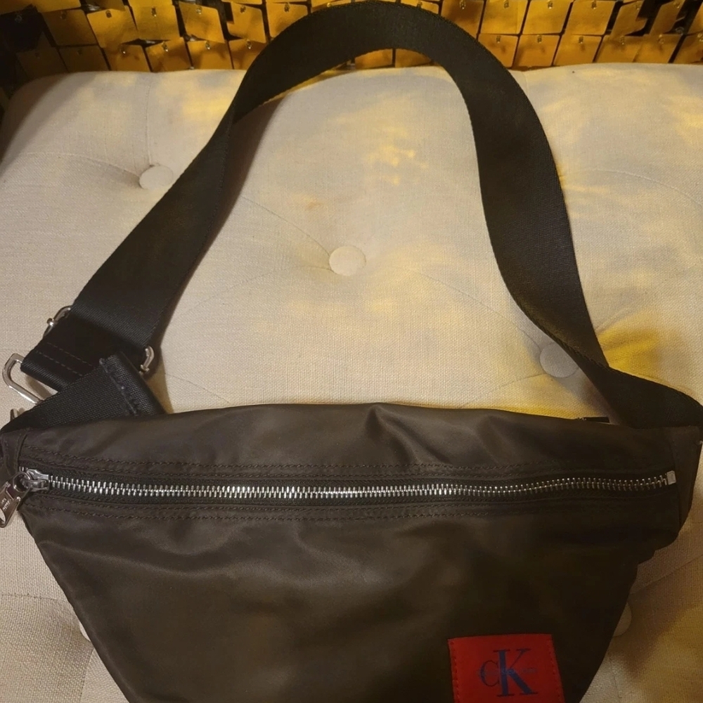 Calvin Klein Charcoal Belt Bag